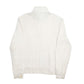 Mens Cream Tommy Hilfiger Button Up Quarter Zip Jumper