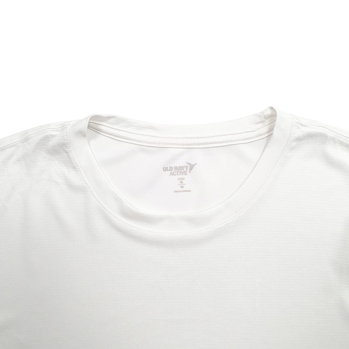 Mens White Old Navy Active Short Sleeve T Shirt