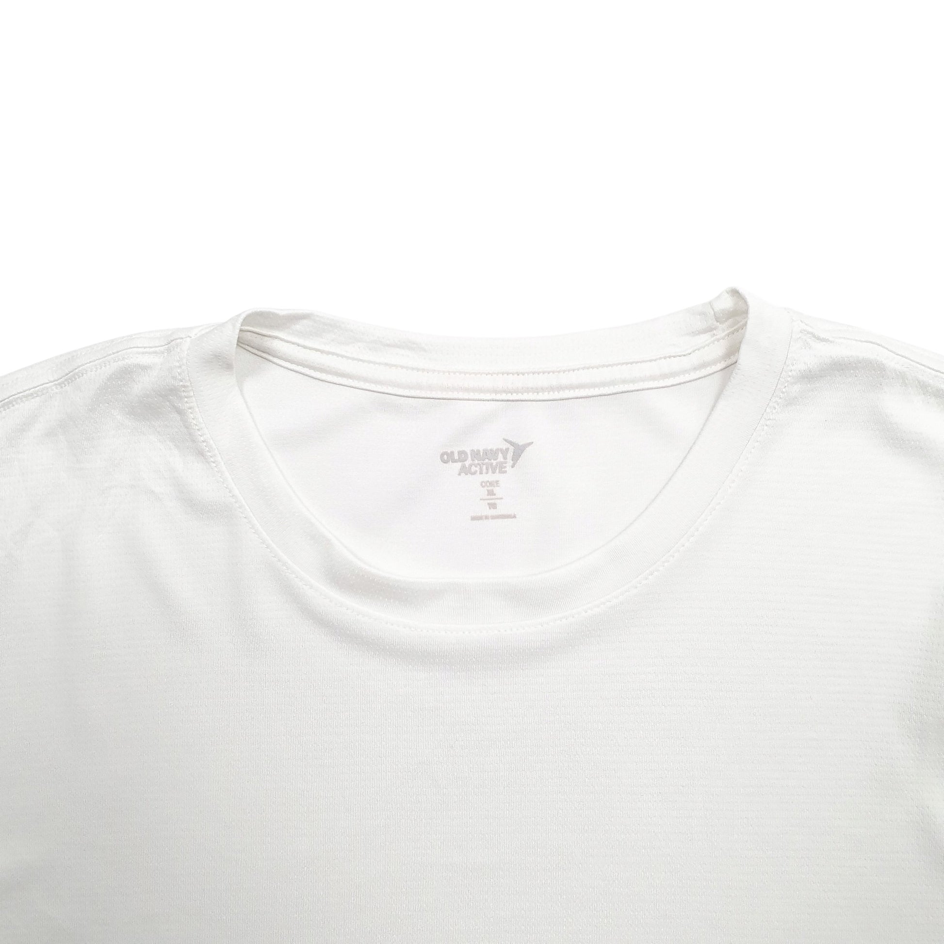 Mens White Old Navy Active Short Sleeve T Shirt