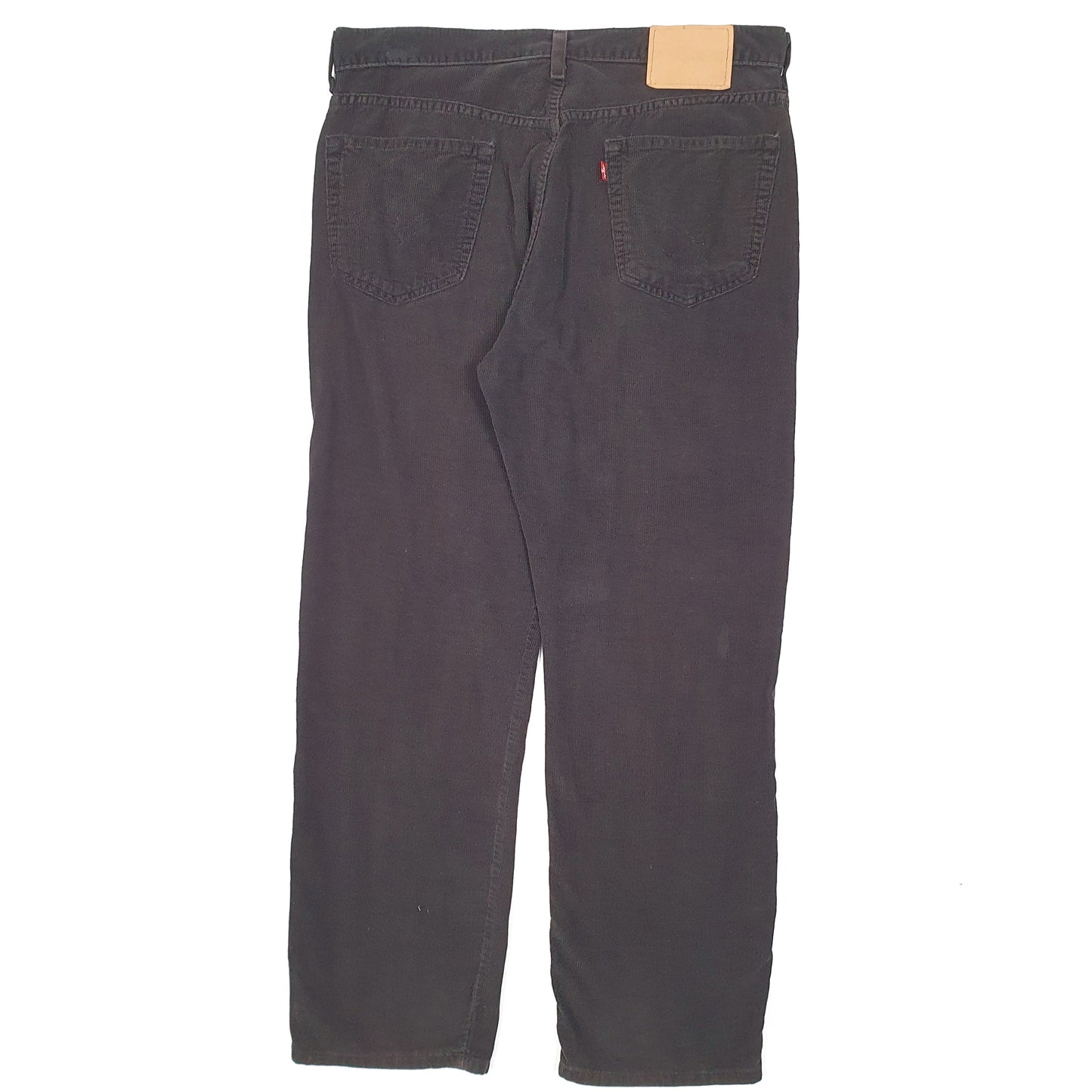 Mens Black Levis 505 Vintage 2000s Corduroy Trousers