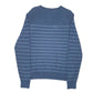 Mens Navy Tommy Hilfiger Knit Striped Crewneck Jumper