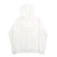 Womens White Reebok Spellout Hoodie Jumper