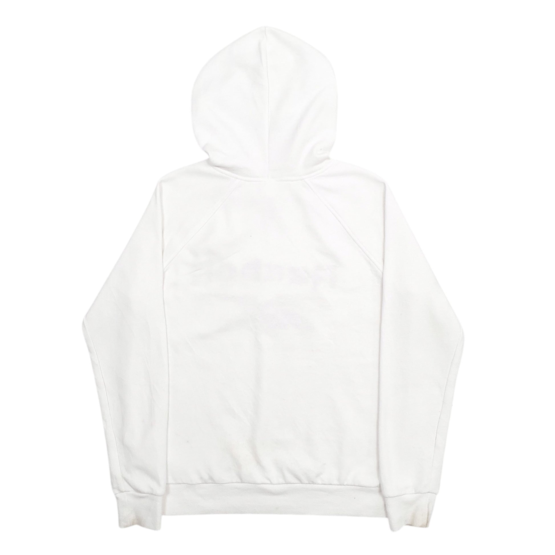 Womens White Reebok Spellout Hoodie Jumper