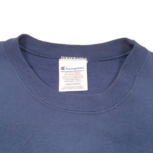 Mens Navy Champion  Crewneck Jumper