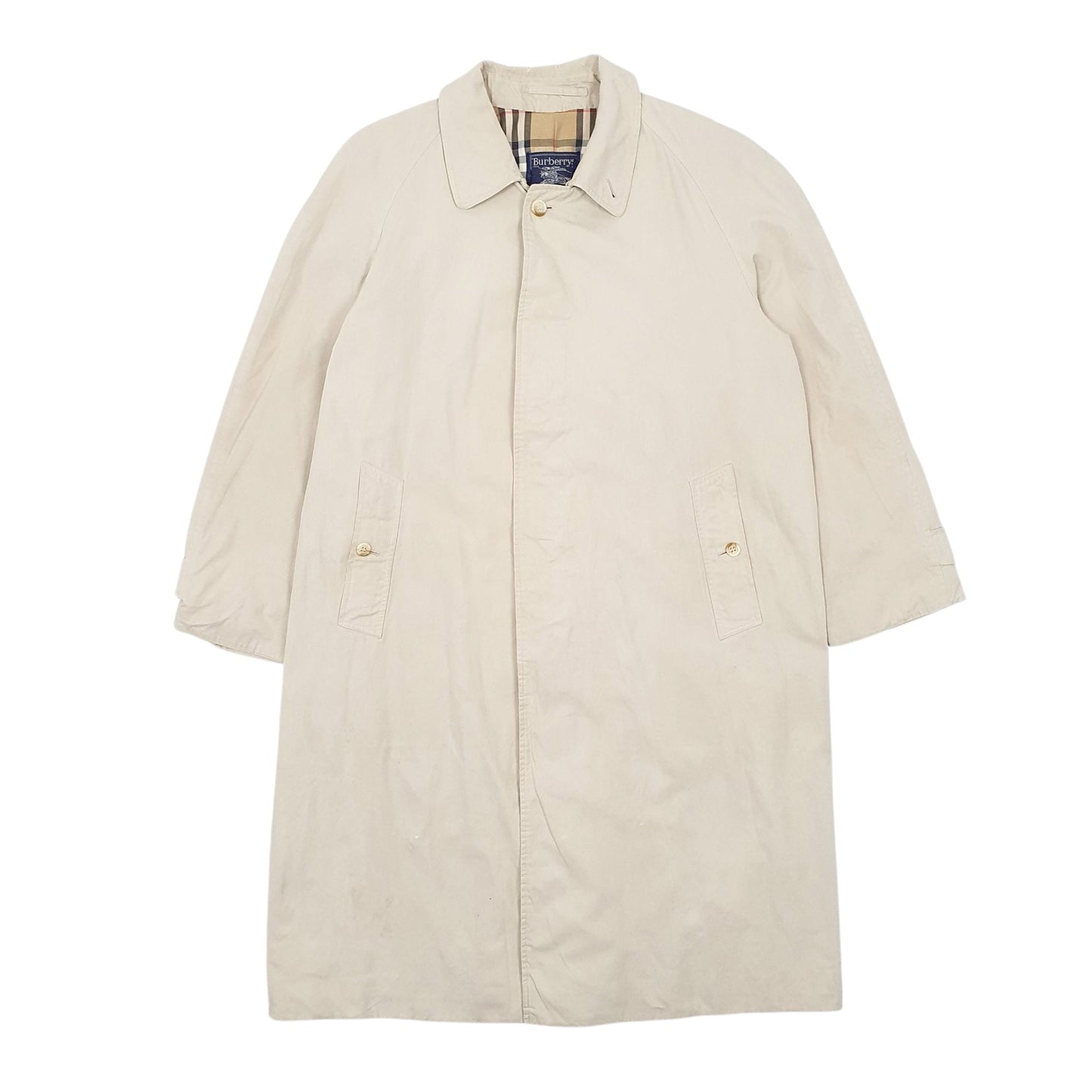 Womens Beige Burberry Longline  Coat