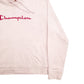 Mens Pink Champion Spellout Hoodie Jumper