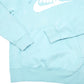 Mens Blue Nike Spellout Hoodie Jumper