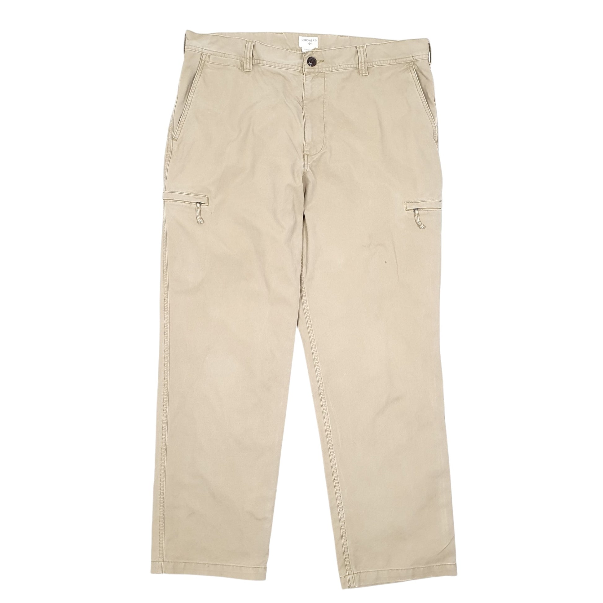 Mens Beige Dockers  Cargo Trousers