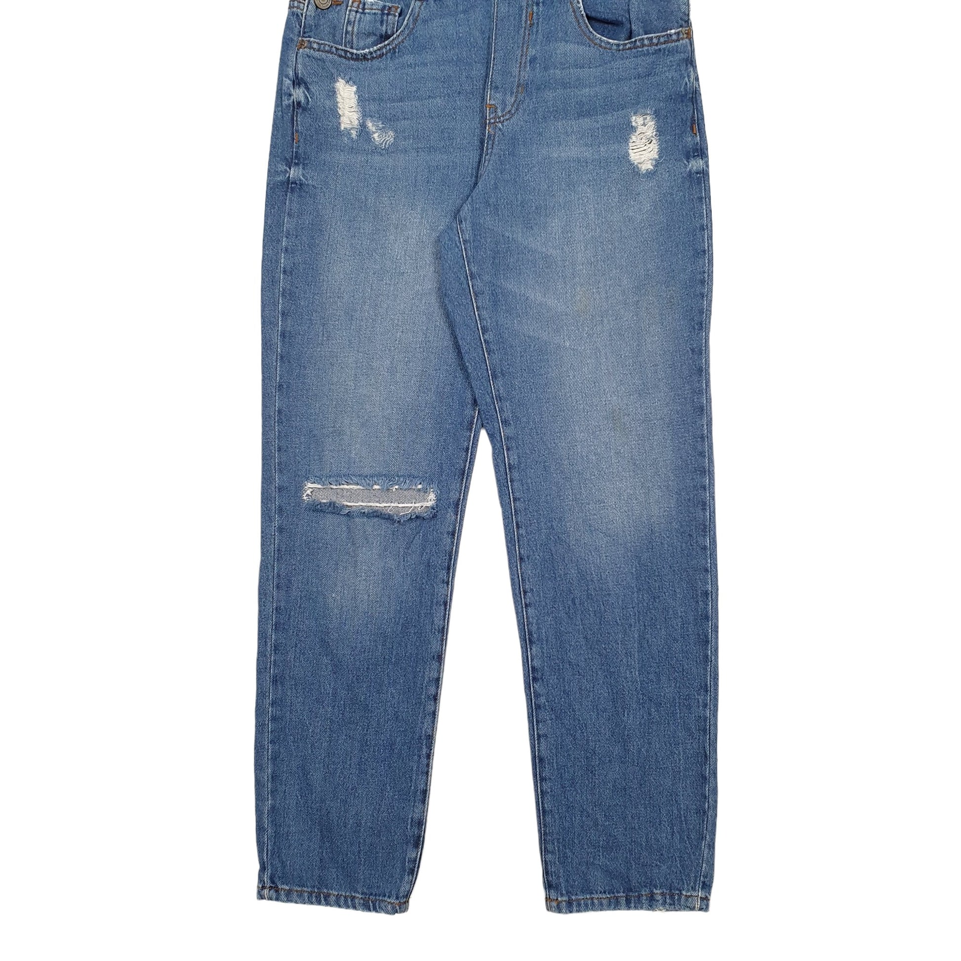 Mens Blue Bershka  Dungaree Trousers