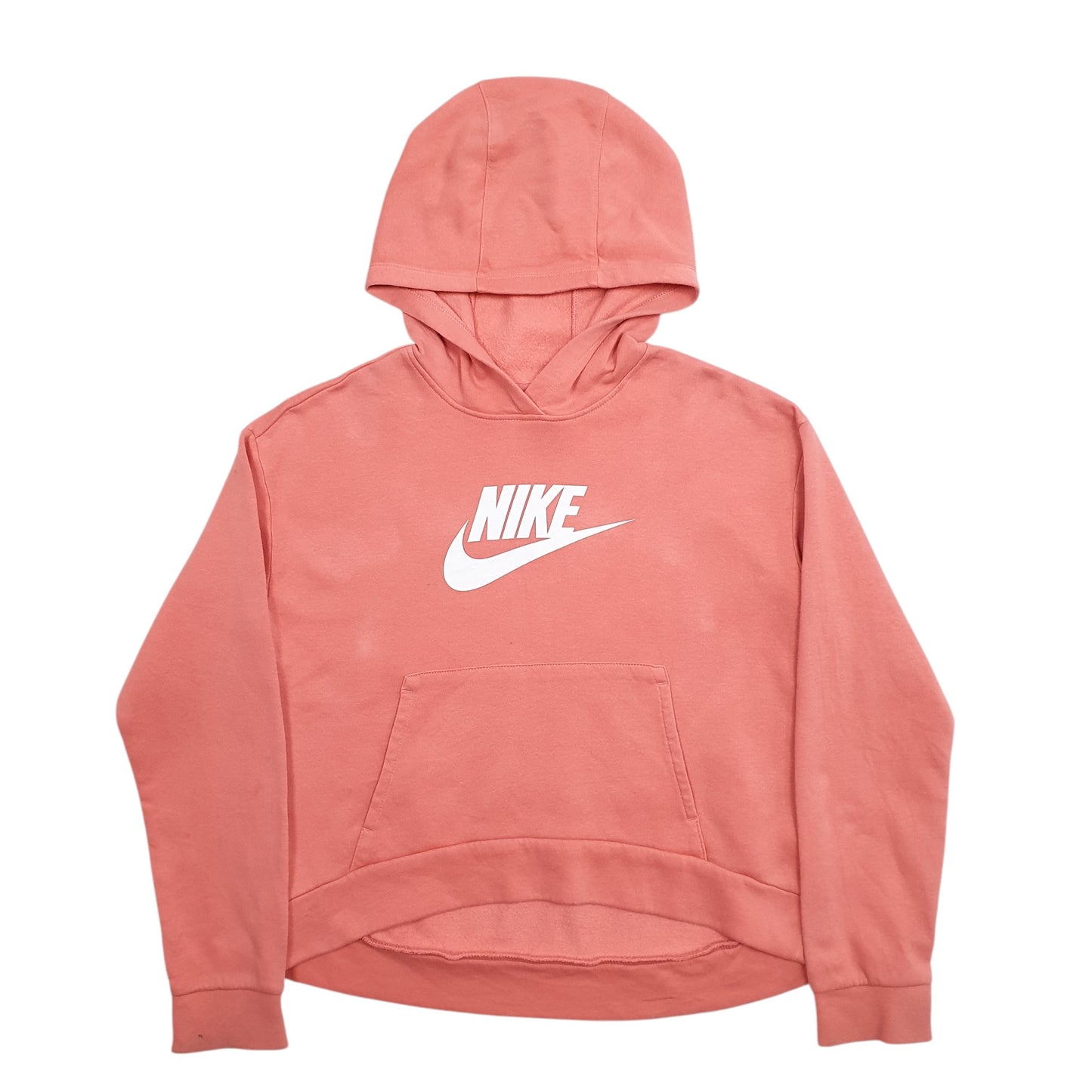 Womens Pink Nike Spellout Hoodie Jumper