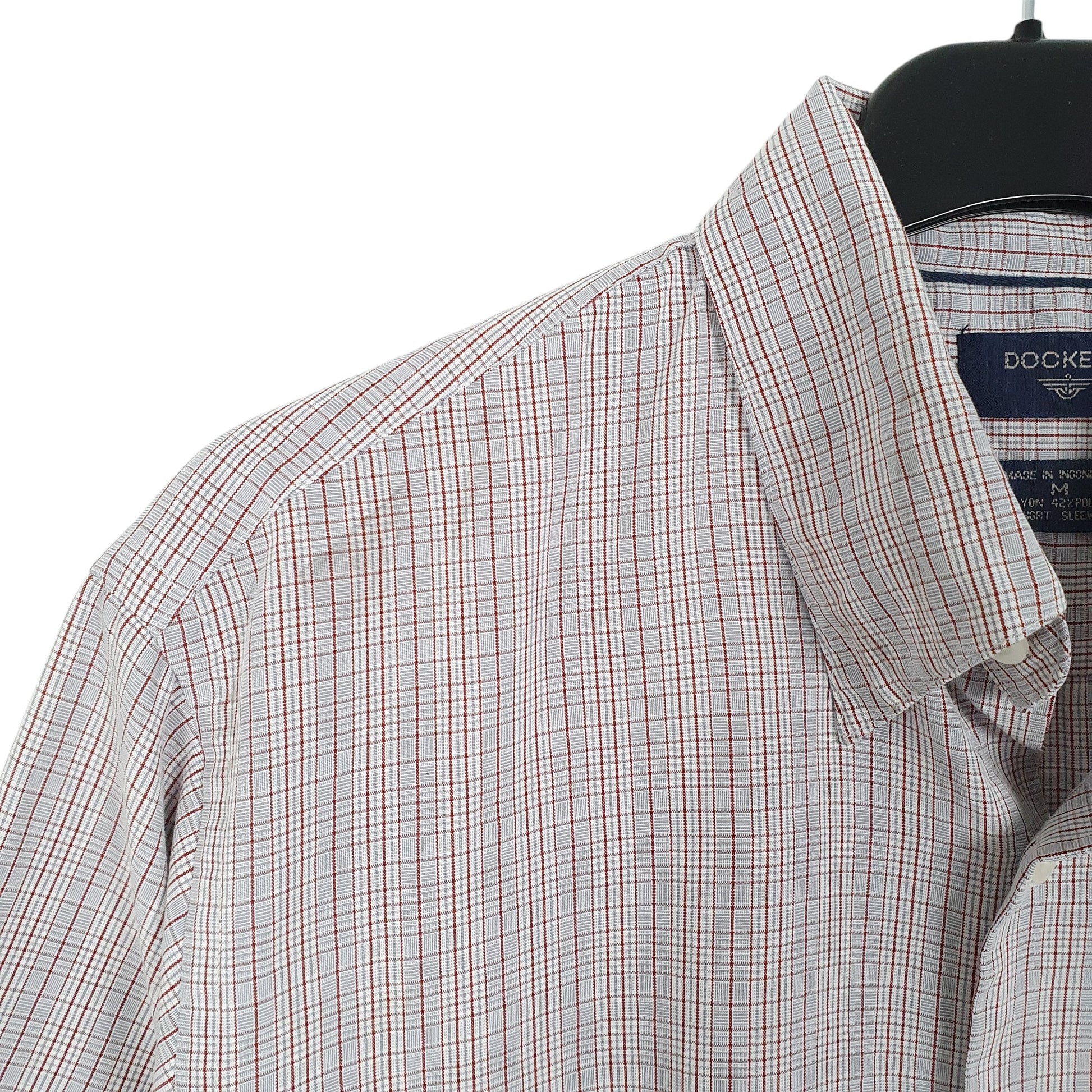 Mens Grey Dockers  Short Sleeve Shirt