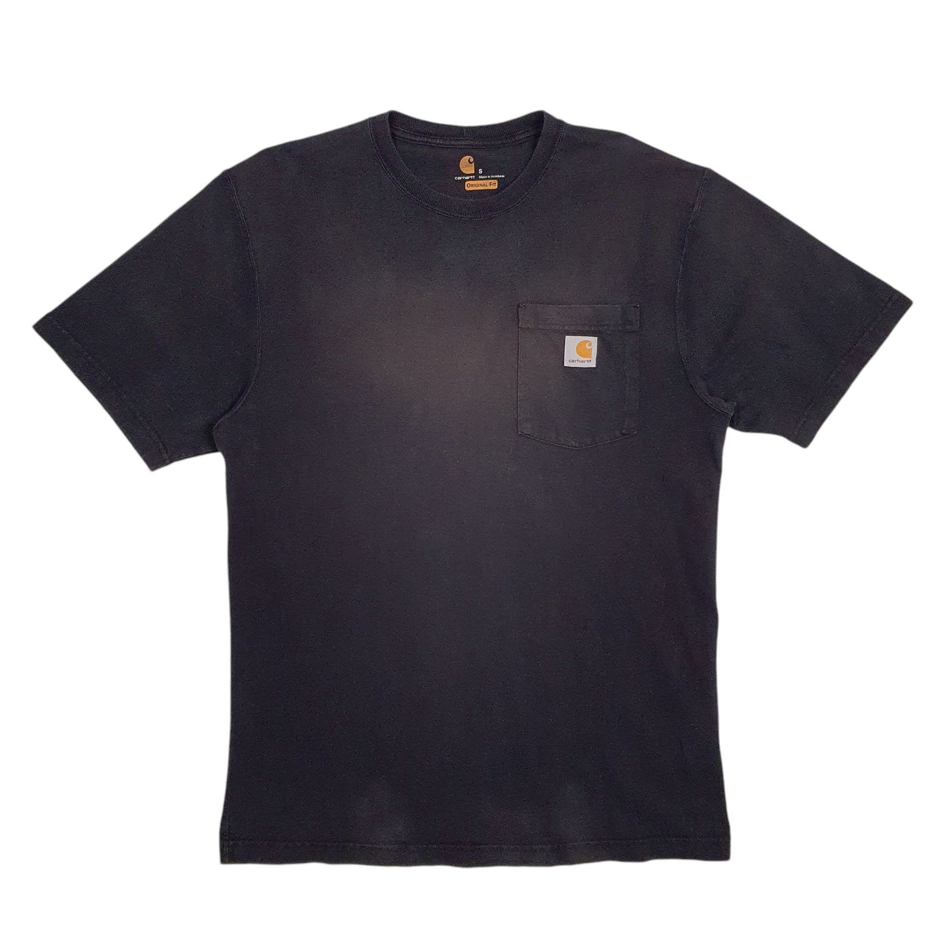 Mens Black Carhartt  Short Sleeve T Shirt