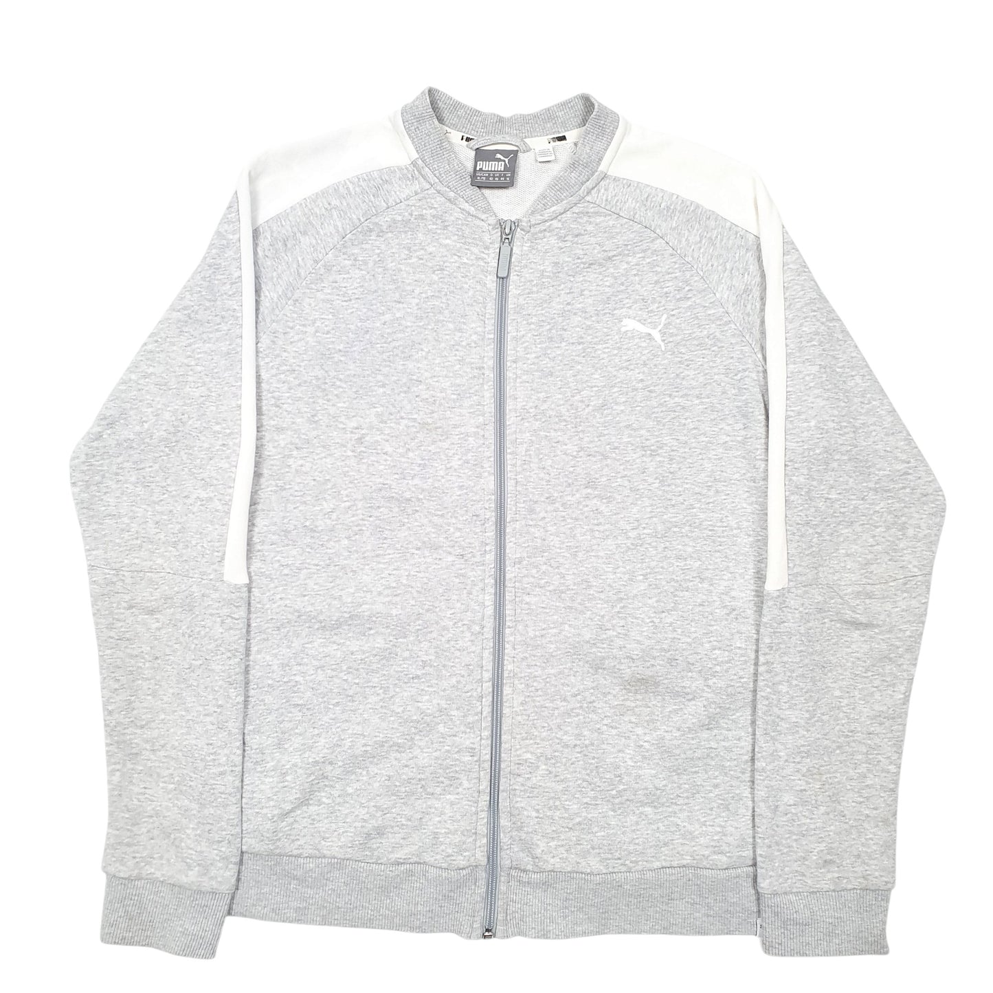 Womens Grey Puma  Full Zip Jumper