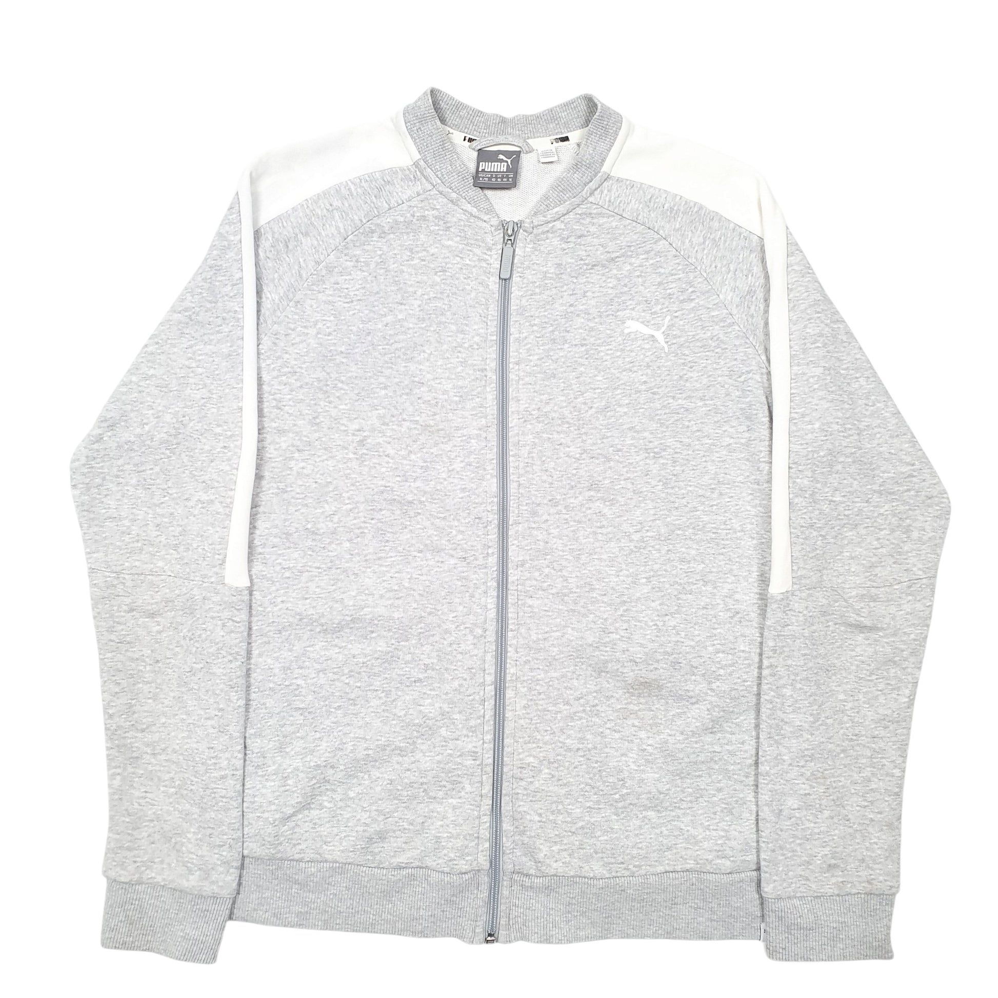 Womens Grey Puma  Full Zip Jumper