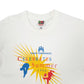 Mens White Fruit Of The Loom Single Stitch Vintage 90s Short Sleeve T Shirt