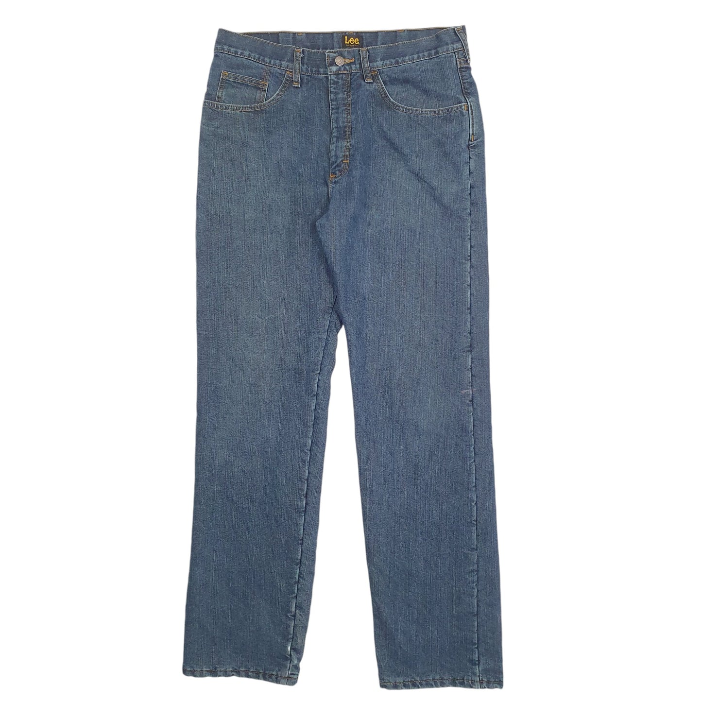 Mens Blue Lee Lined Thermal Relaxed JeansW34 L34