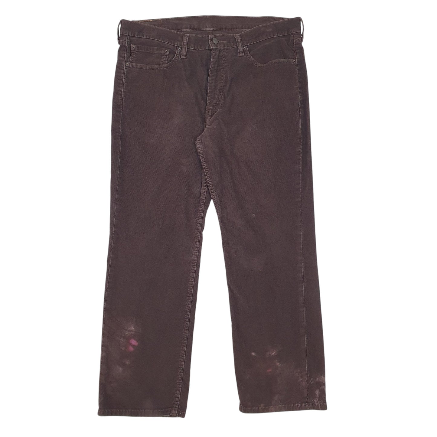 Mens Burgundy Levis  Corduroy Trousers