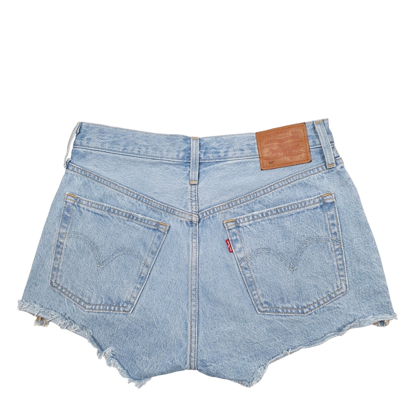 Womens Blue Levis 501 Denim Jorts Denim Shorts