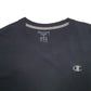 Mens Black Champion  Short Sleeve T Shirt