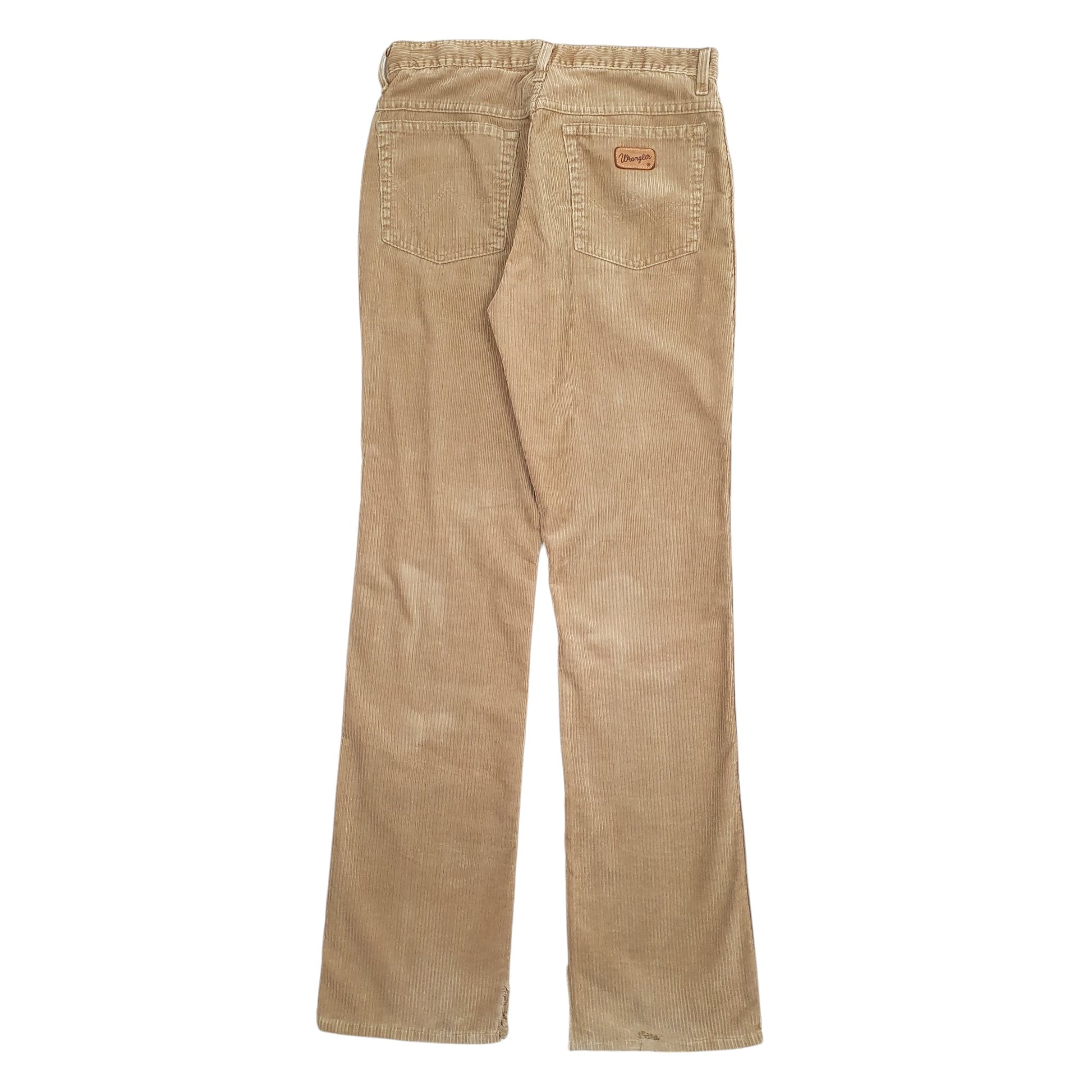 Mens Beige Wrangler  Corduroy Trousers
