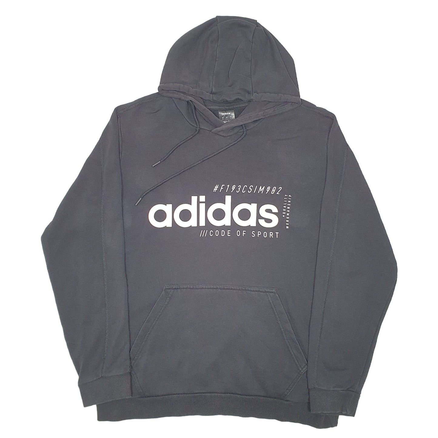 Mens Black Adidas  Hoodie Jumper
