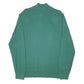 Mens Green Nautica Knit Sweater Quarter Zip Jumper