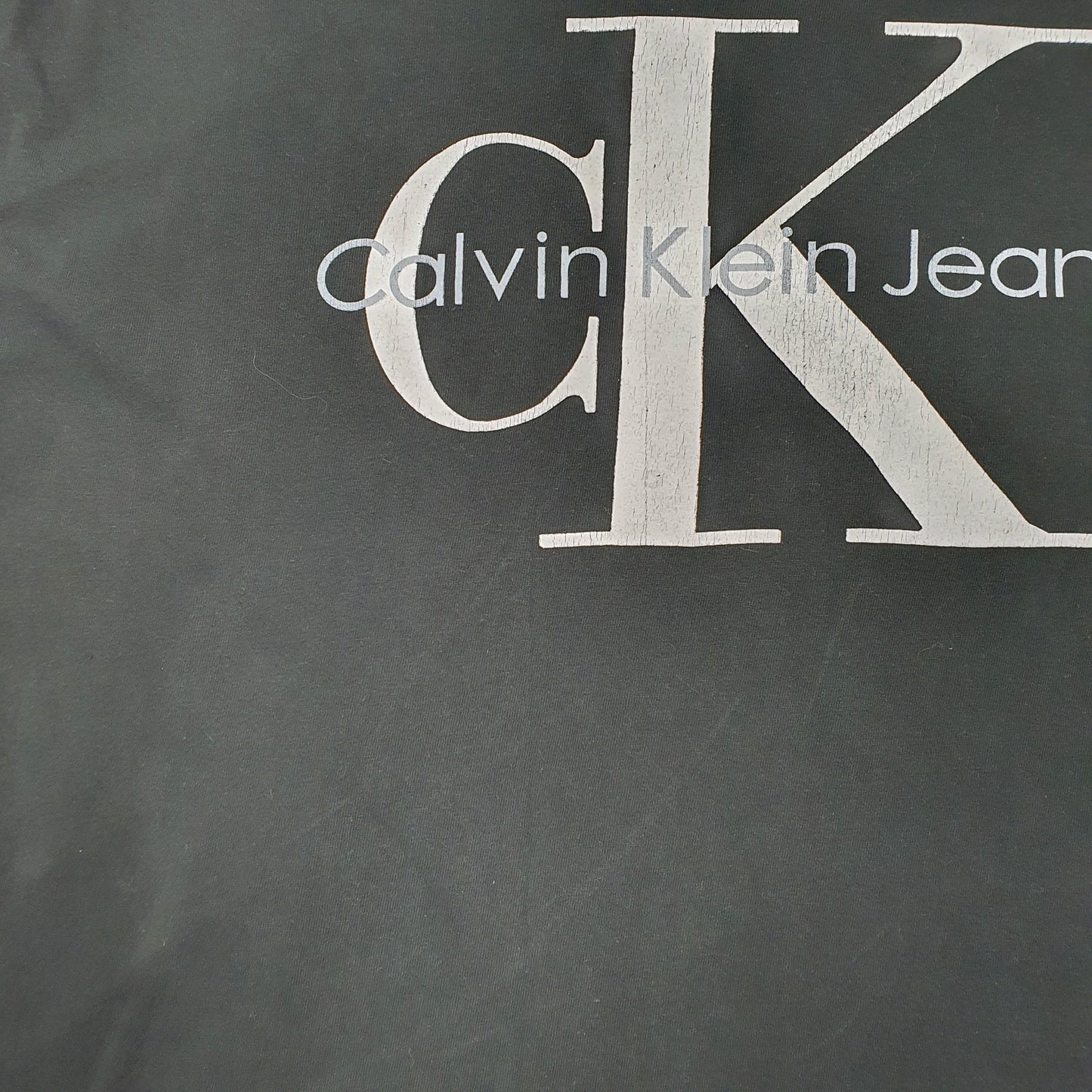 Mens Black Calvin Klein Jeans CK Short Sleeve T Shirt