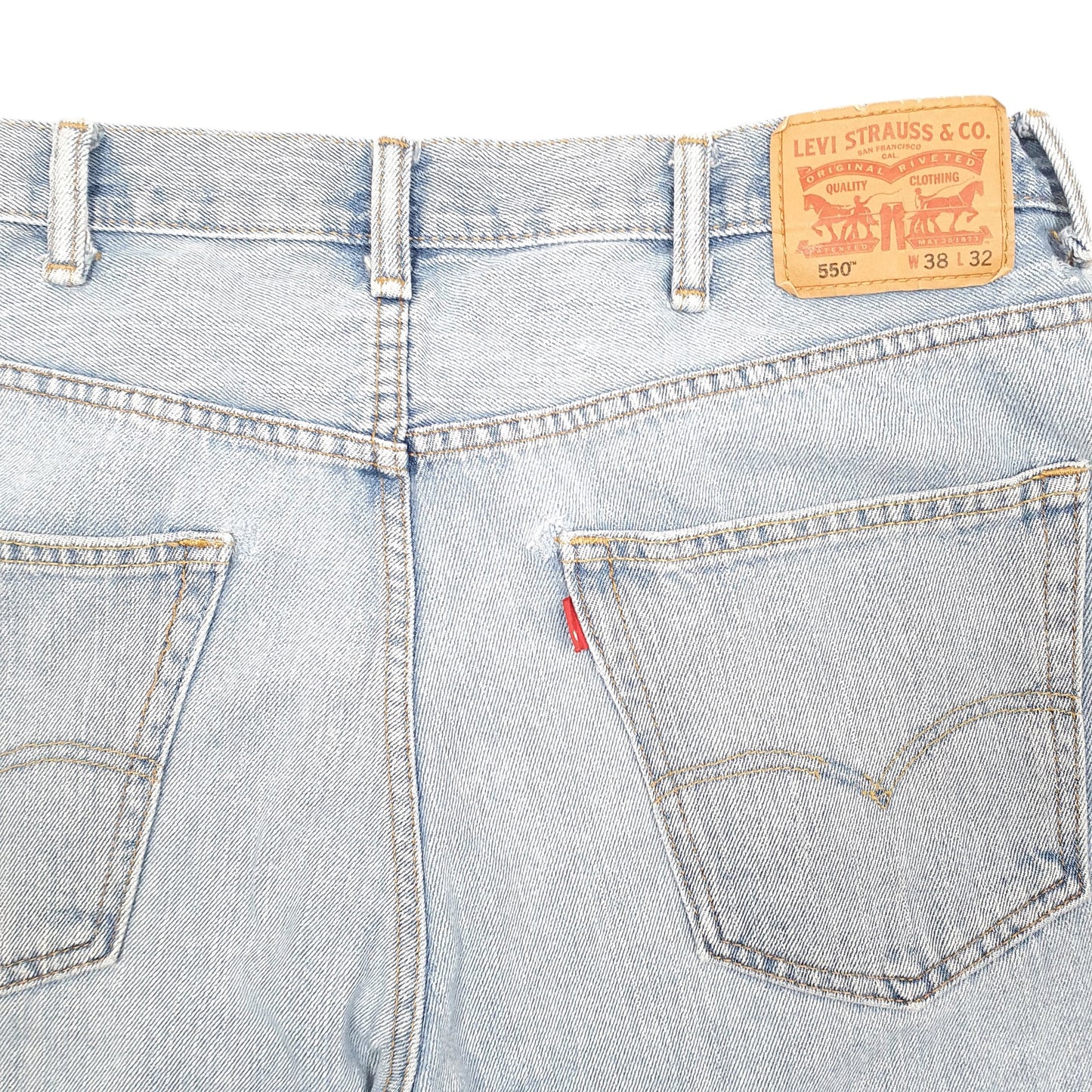 Mens Blue Levis  550 JeansW38 L32
