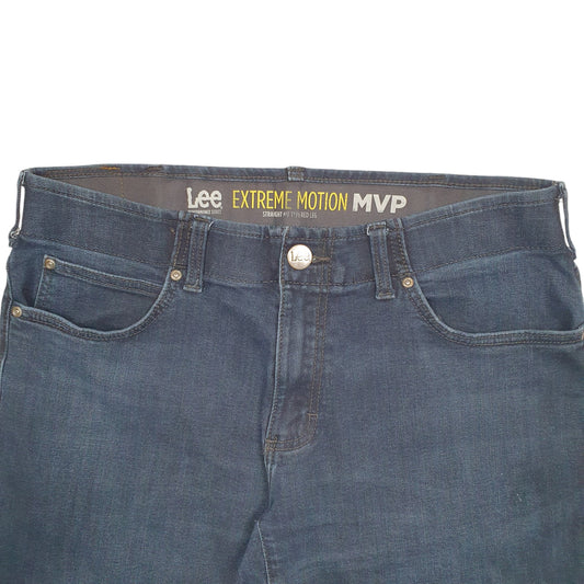 Mens Blue Lee Extreeme Motion Casual JeansW34 L30
