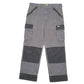 Mens Grey Holmes Utility Workwear Trade Cargo Trousers