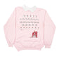 Womens Pink Hanes Vintage 80s Made In USA Crewneck Jumper