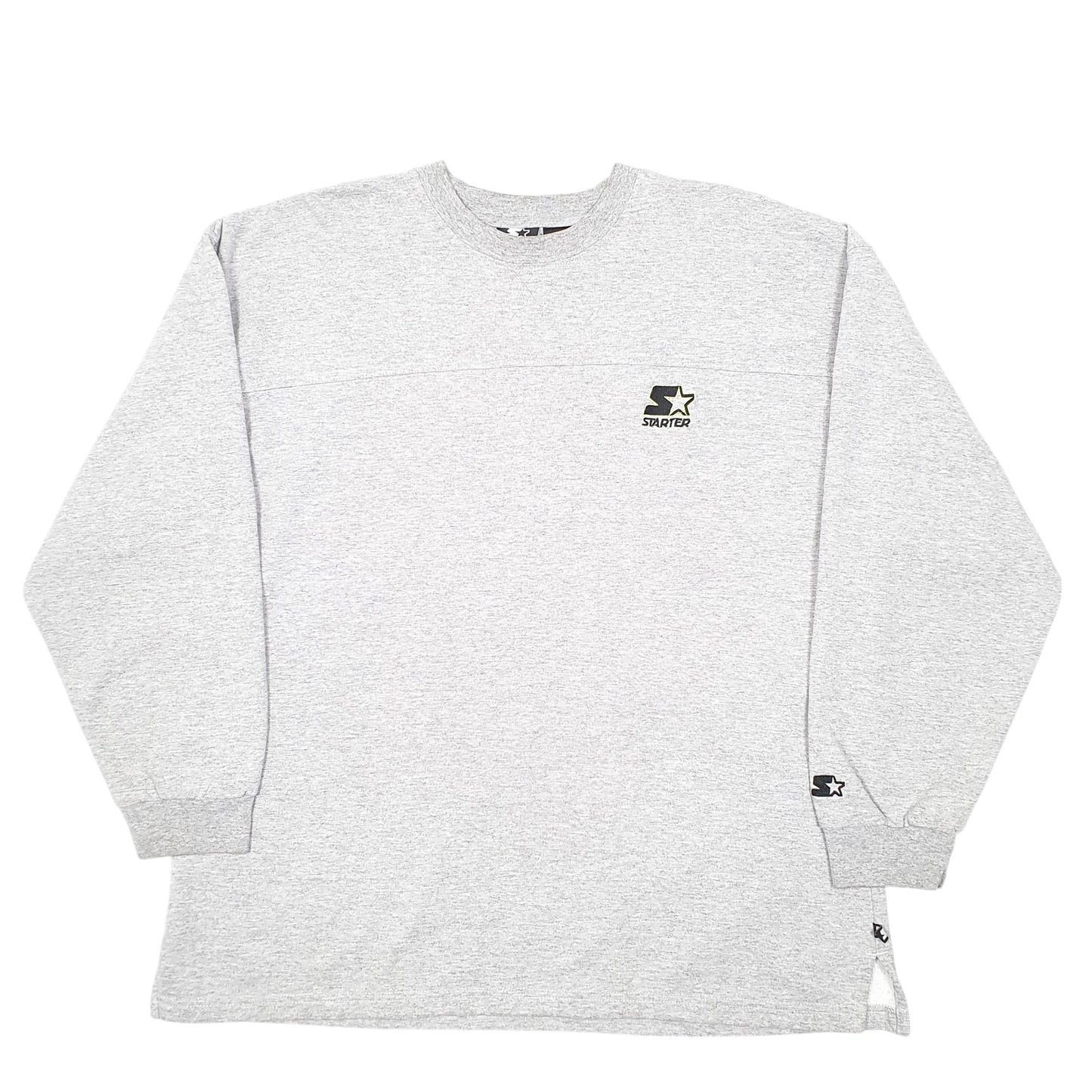 Mens Grey Starter  Crewneck Jumper