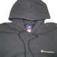 Mens Black Champion Spellout Hoodie Jumper
