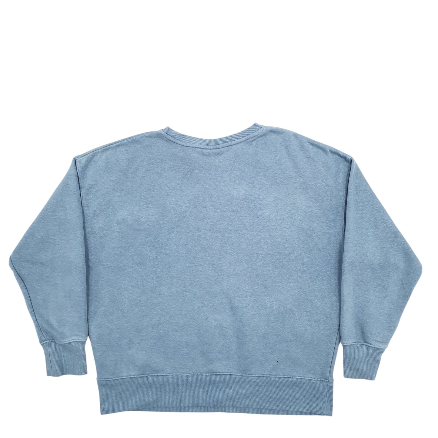 Womens Blue Fila Spellout Crewneck Jumper