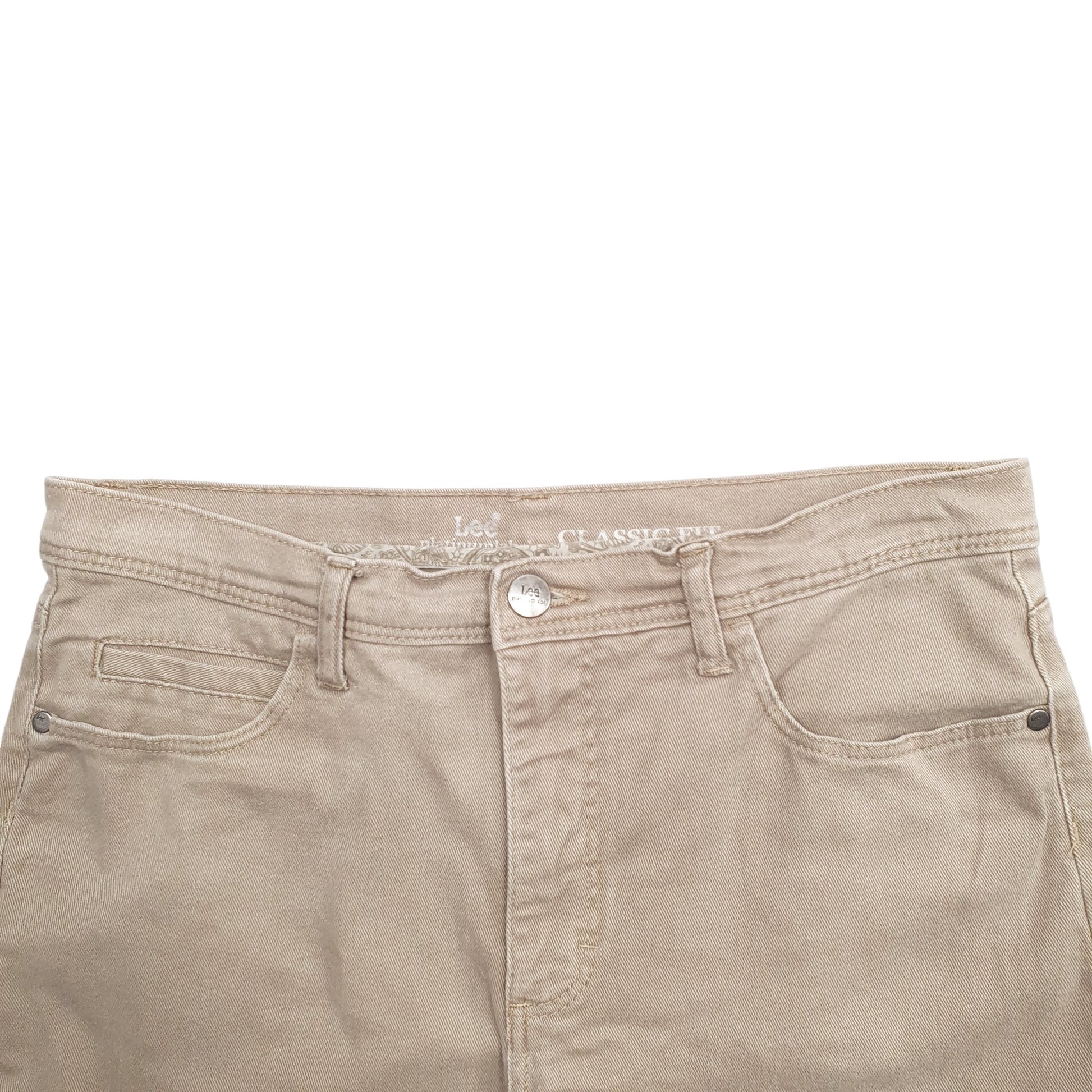 Womens Beige Lee  Casual JeansW32 L31