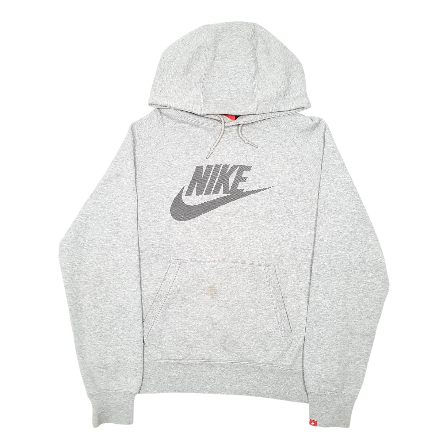 Mens Grey Nike Spellout Swoosh Hoodie Jumper