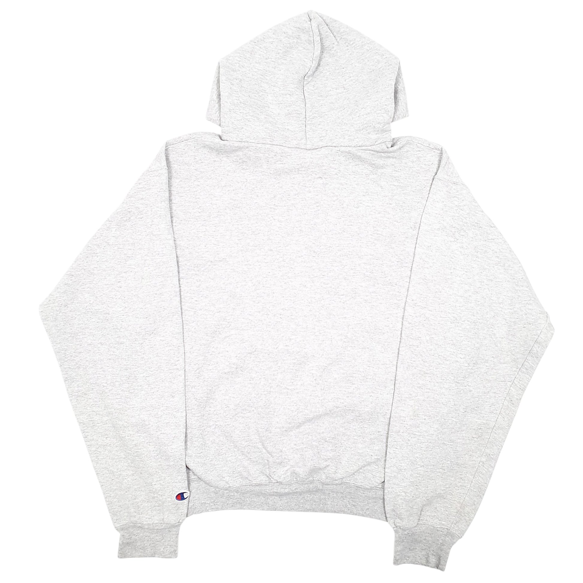 Mens Grey Champion Westland Athletics USA Spellout Hoodie Jumper