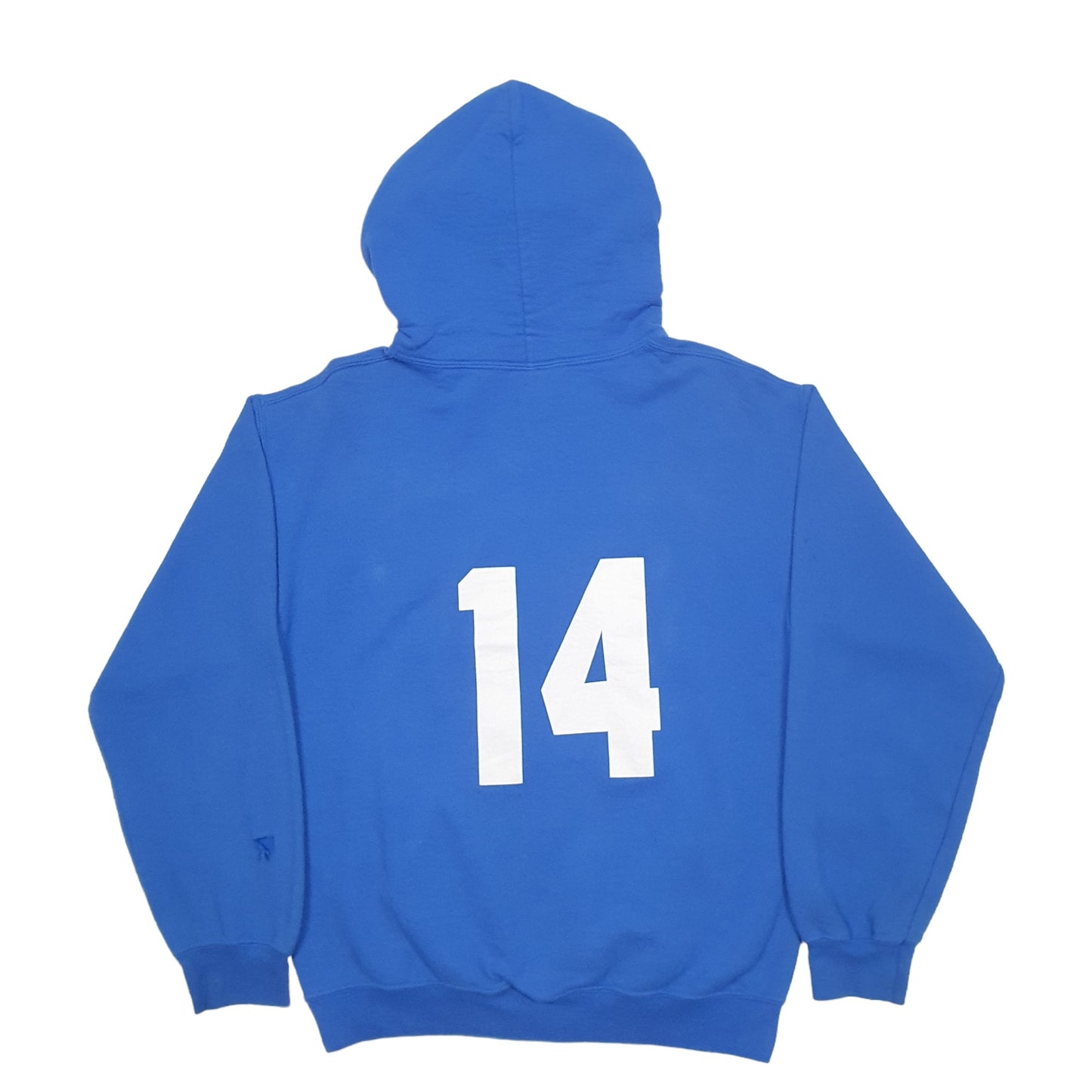 Womens Blue Gildan USA College Charlotte Rivals Basketball Hoodie Jumper