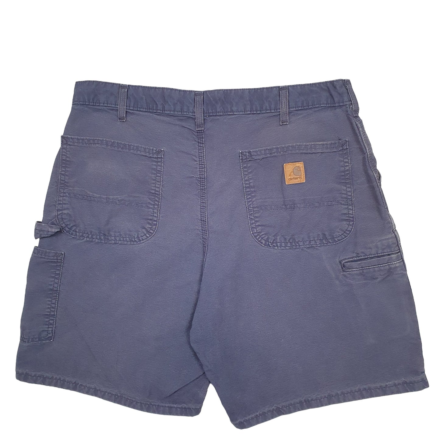 Mens Blue Carhartt Workwear Carpenter Shorts