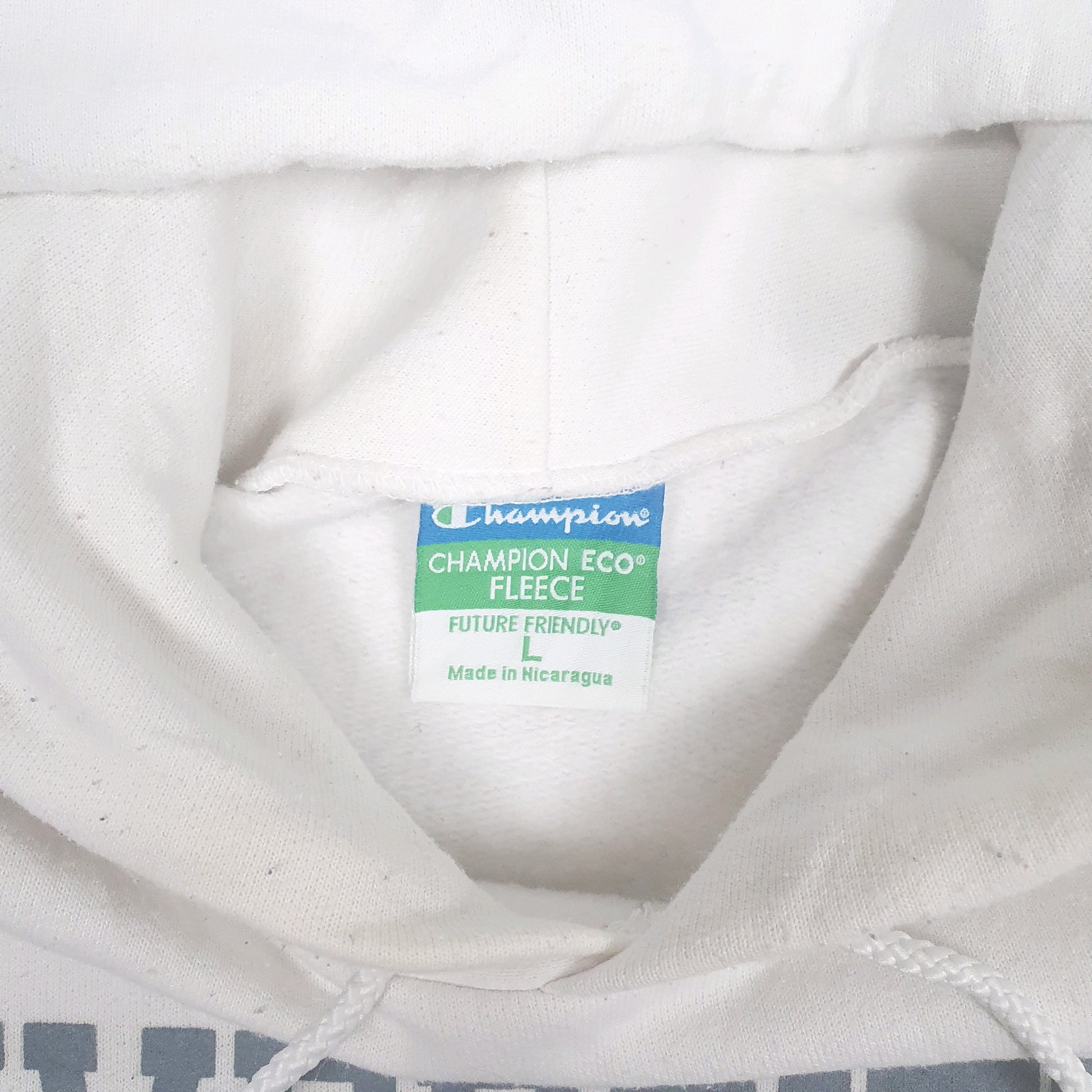 Mens White Champion University of Connecticut Hoodie Jumper