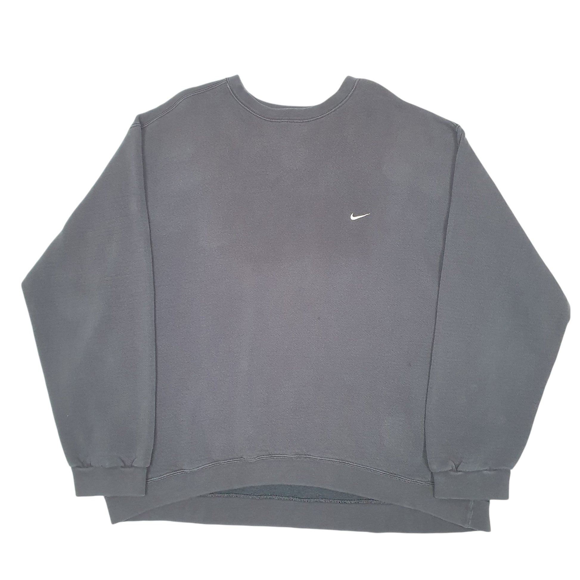 Mens Black Nike Vintage 90s Swoosh Crewneck Jumper
