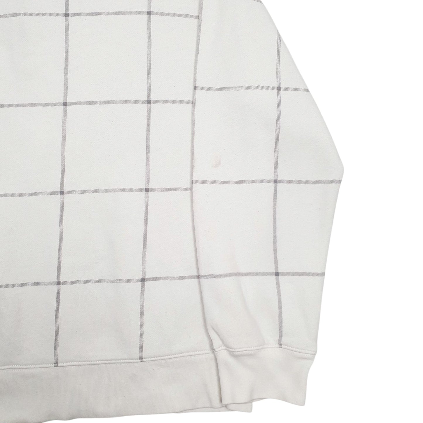 Mens White Nautica  Quarter Zip Jumper