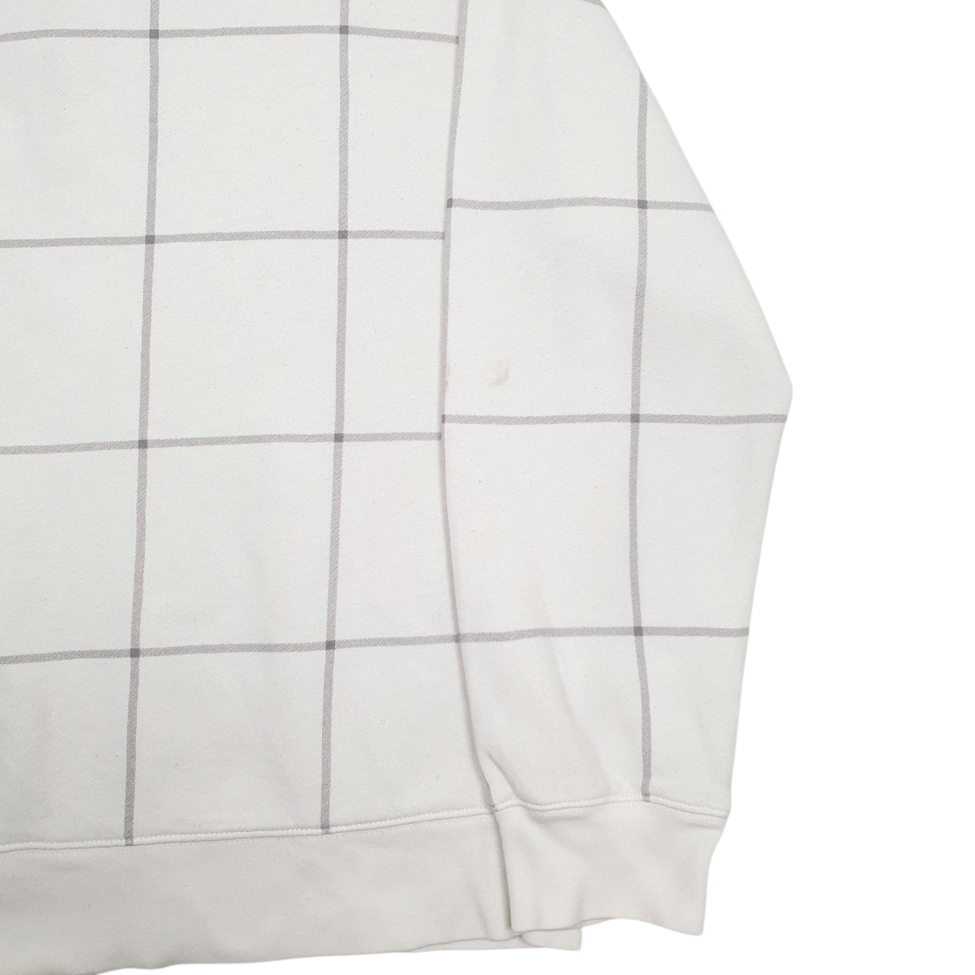 Mens White Nautica  Quarter Zip Jumper