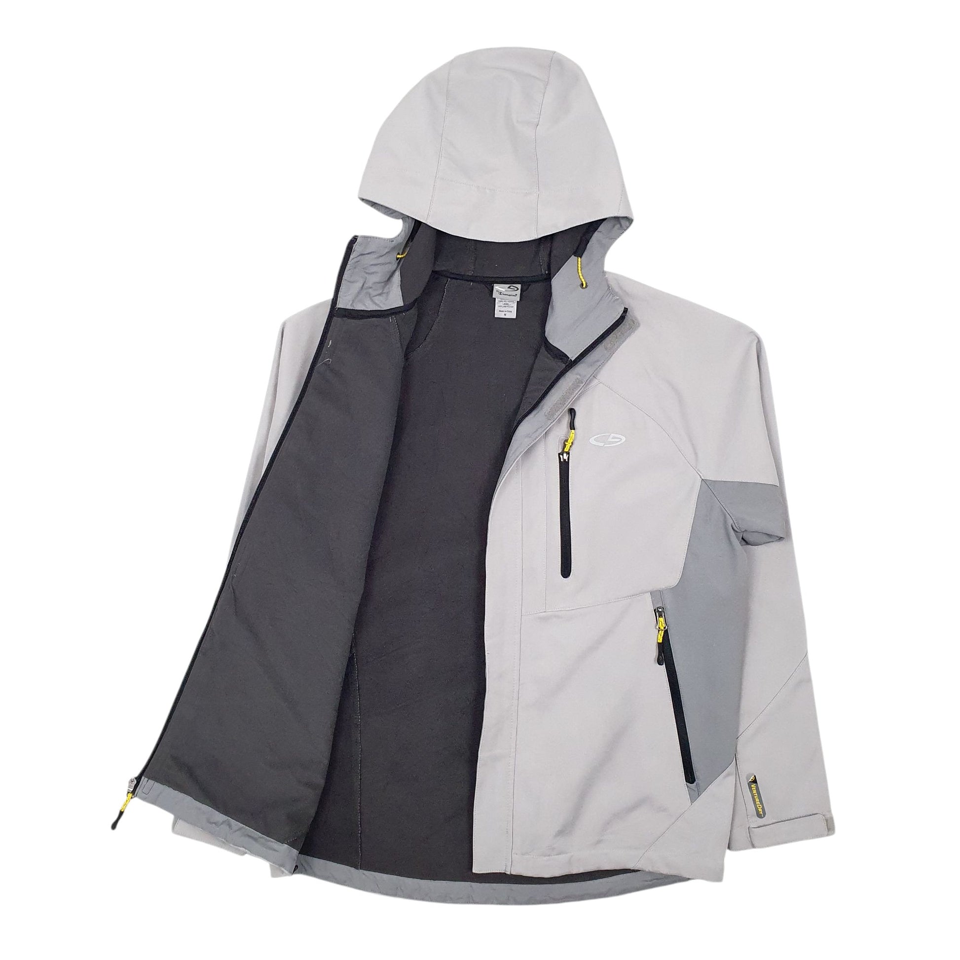 Mens Grey Champion Venture Dry Fleece Lined Quarter Zip Coat