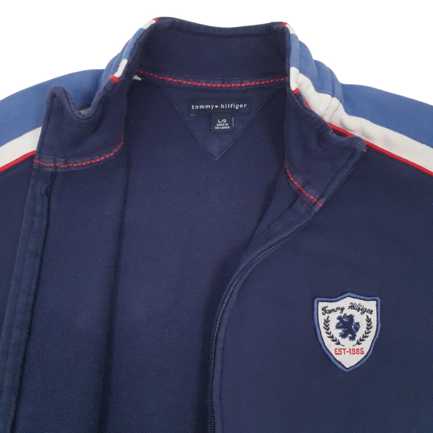 Womens Navy Tommy Hilfiger  Full Zip Jumper