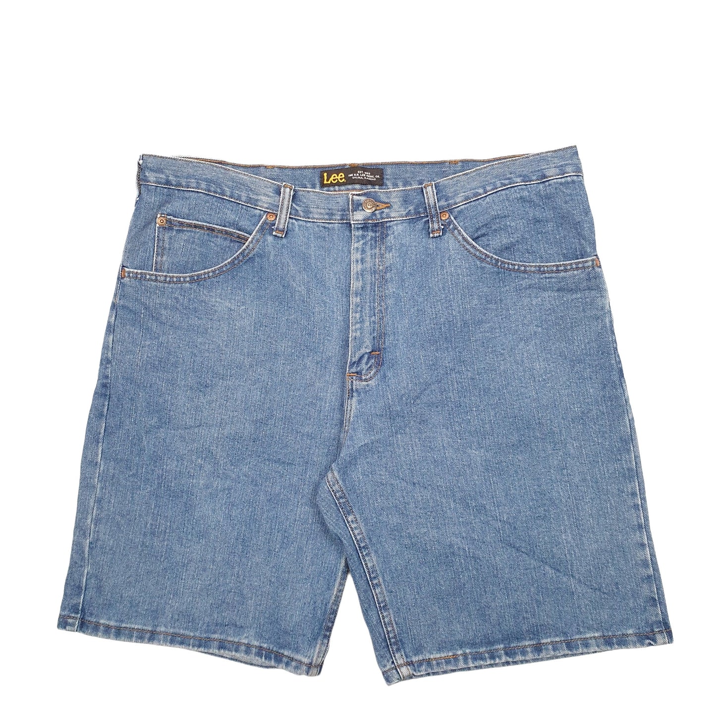 Mens Blue Lee  Denim Shorts