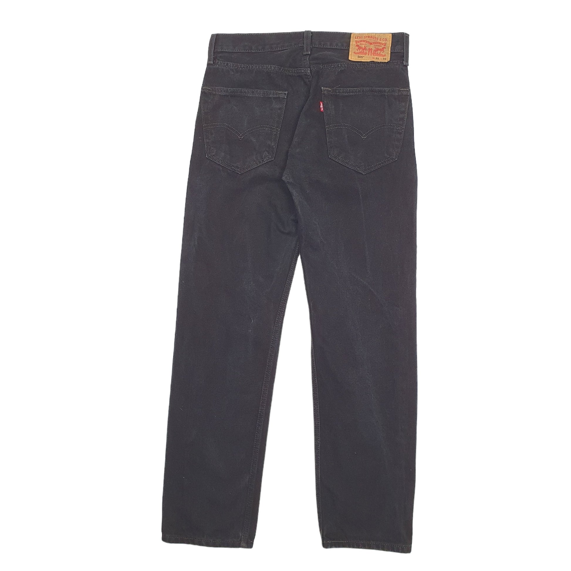 Mens Black Levis  505 JeansW31 L32