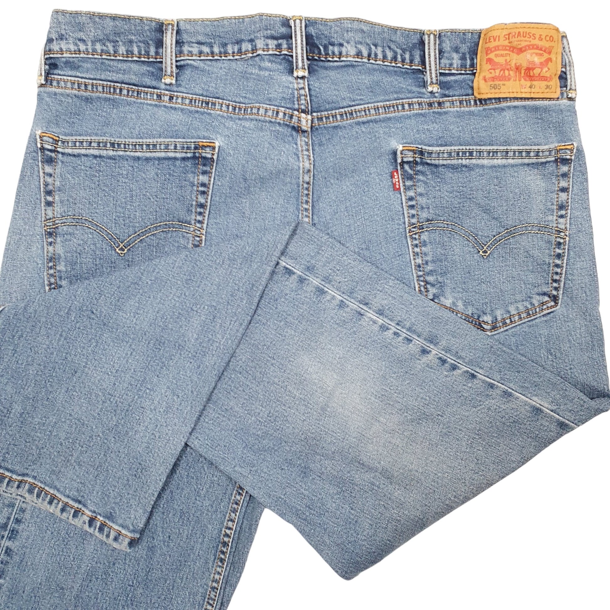 Mens Blue Levis Stretch 505 JeansW40 L30