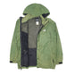 Mens Green The North Face Hyvent  Coat