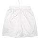 Womens White Badger Champion Youth Basketball Active Gym Workout Running Sport Shorts